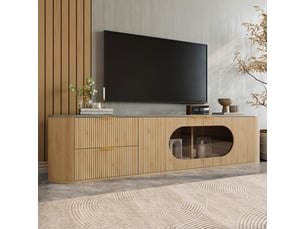 Meuble tv coloris naturel ZERBACO