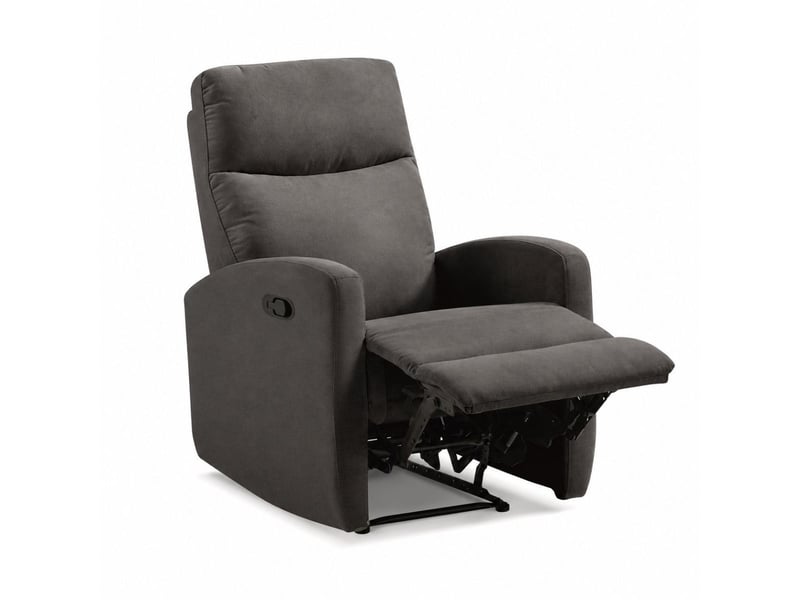  Fauteuil relax manuel tissu waterproof gris foncé - merial MERIAL - Conforama C