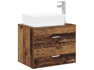 Ensemble de mobilier de salle de bain bois ancien cf64608