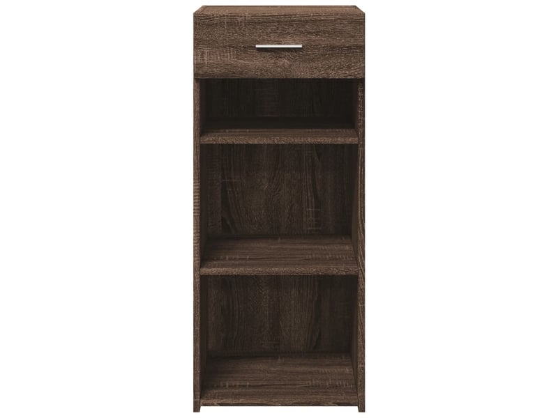  Buffet - bahut - meuble de rangement chêne marron 40x42,5x93 cm bois d'ingénierie  - Conforama D