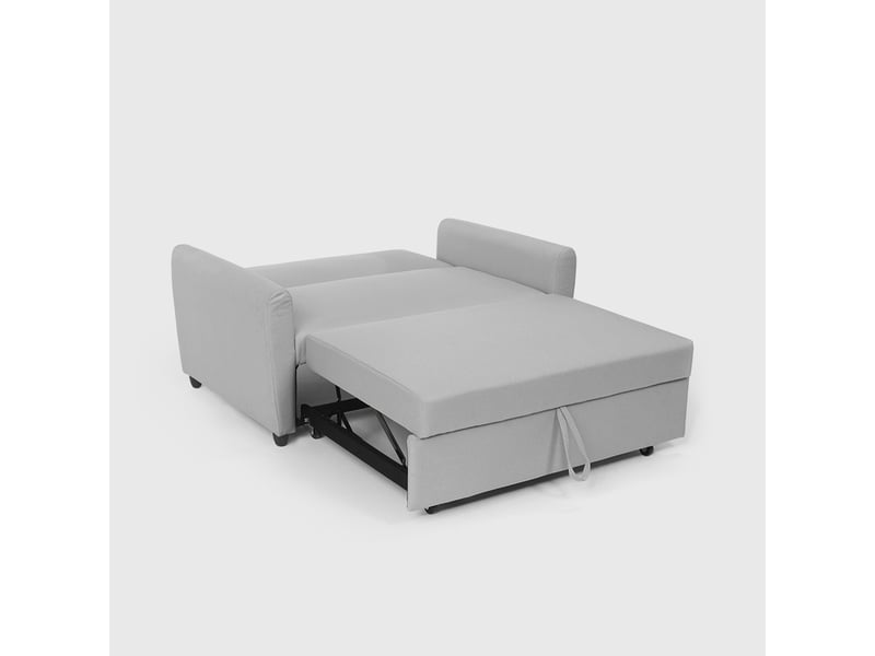 Canapé convertible 2 places clic clac design moderne en tissu porto rico - gris Modus Sofà - Conforama D