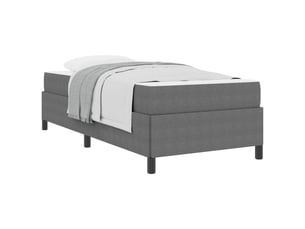 Lit simple 100x200 cm coloris gris