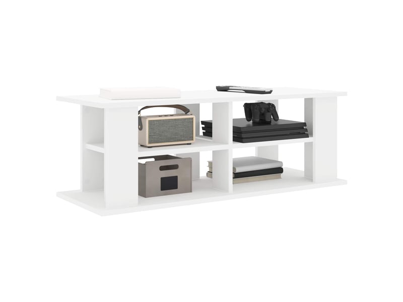  Support de télévision blanc 96x35x33,5 cm  - Conforama C