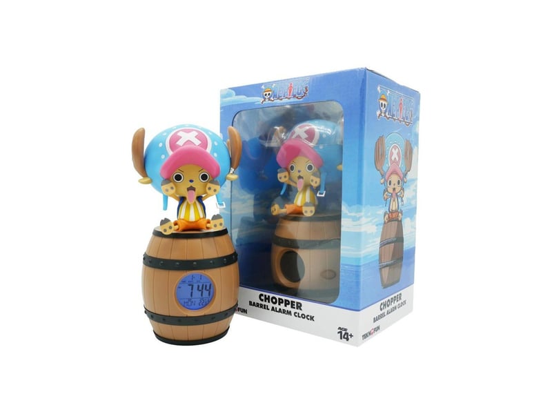  Reveil figurine lumineuse led one piece style baril avec ecran retroeclairage 17 cm alarme programmable AACGY05606 - Conforama A