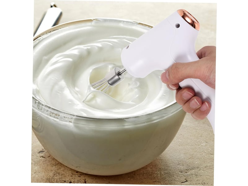 Batteur à œufs électrique portable pour monter les blancs d'œufs en neige et mélanger divers aliments GTR03808 - Conforama E