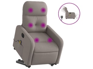Fauteuil fixe  DECOSHOP 26 Tissu taupe