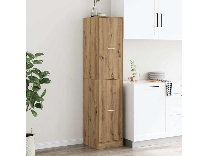  Meuble de rangement, armoire d'apothicaire chêne artisanal bois d'ingénierie shl857  - Conforama B