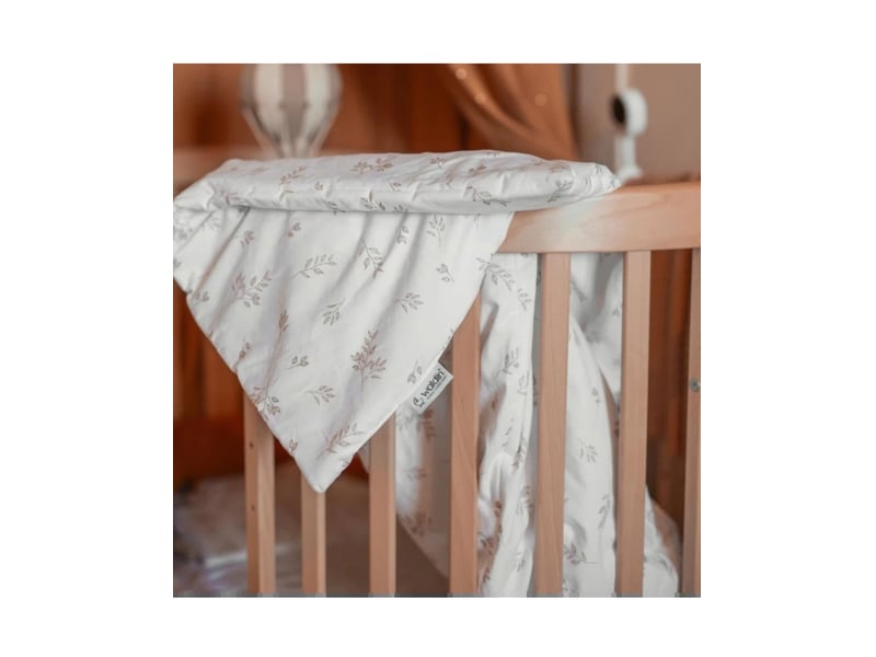  Parure de lit bébé couette et oreiller 120 × 90 cm - taille l - feuilles brunes waldin BD-L-02 - Conforama D