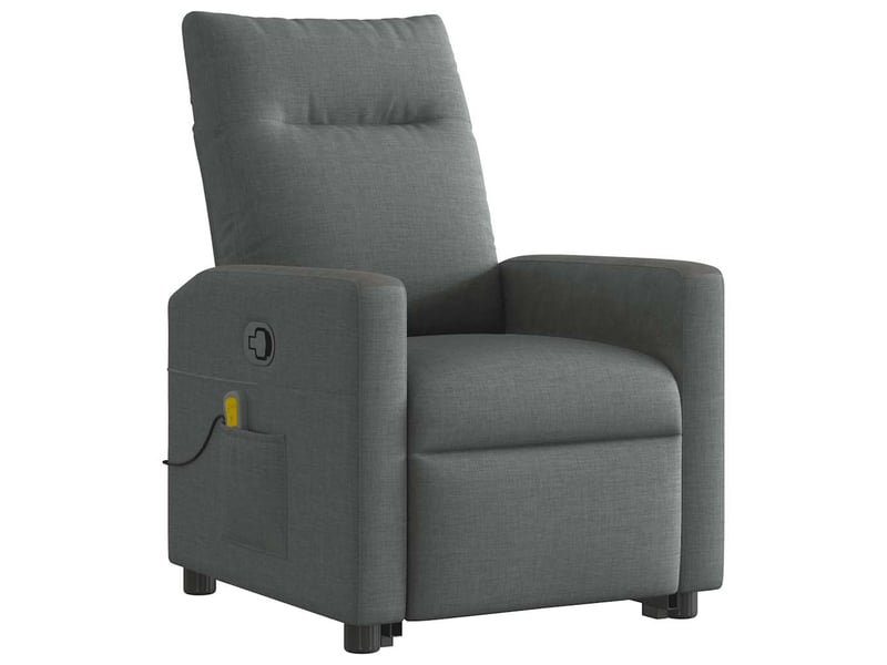 Fauteuil de massage inclinable, fauteuil relax gris foncé tissu shl63000 - Conforama D