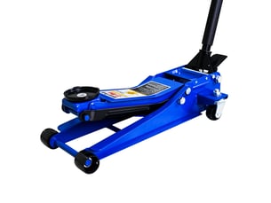 Cric hydraulique - capacité 3 tonnes - pompes doubles - rotation 360° - structure aluminium et acier - poids 28.5 kg