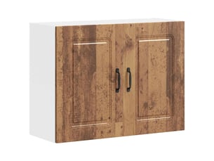 Meuble de rangement, armoire murale de cuisine kalmar vieux bois bois d'ingénierie shl6862
