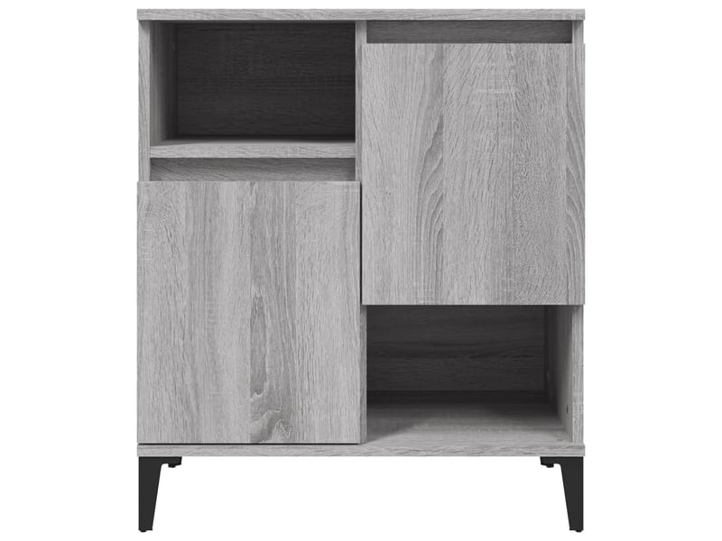  Buffets 2 pcs - bahut - meuble de rangement sonoma gris 60x35x70 cm bois d'ingénierie  - Conforama E