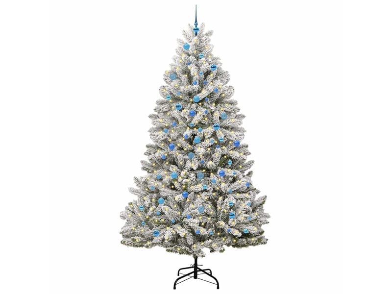  Sapin de noël, arbre de noël artificiel 240 cm 300 led blanc chaud shl1454  - Conforama C