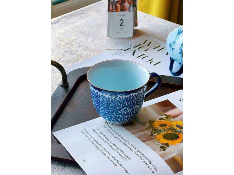  Mug rörstrand ostindia en céramique, bleu, 400 ml  - Conforama B