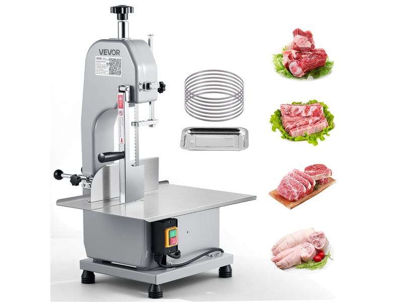  Vevor scie à os de boucher électrique scie à ruban 1100 w pour viande congelée  - Conforama A