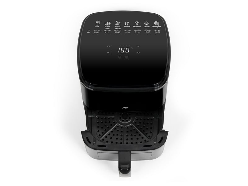  Livoo - friteuse sans huile 5l 1400w noir  doc371n - DOC371N - Conforama D