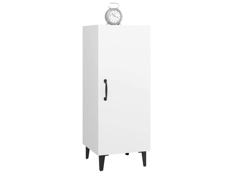  Buffet - bahut - meuble de rangement blanc 34,5x34x90 cm bois d'ingénierie  - Conforama E