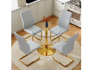 Ensemble table 4 chaise(s)