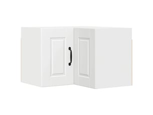 Meuble de cuisine, meuble d'angle mural blanc 57x57x40cm