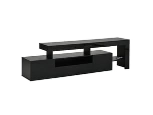 Meuble tv coloris noir  <strong></strong>  <strong></strong>