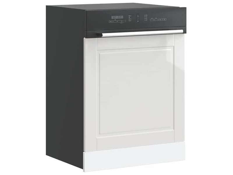  Panneau de lave-vaisselle blanc brillant 60x1,5x57cm  - Conforama B
