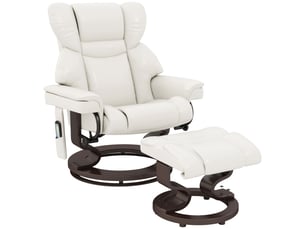 Fauteuil relax électrique RAELUNYI Cuir / Tissu noir