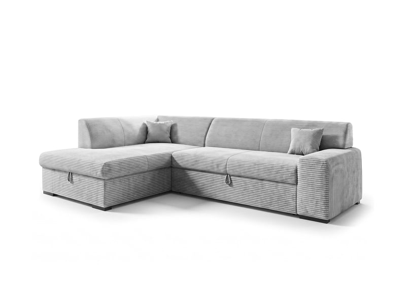 Canapé convertible lucera 260 cm avec coffre – gris clair Lucera - Conforama A