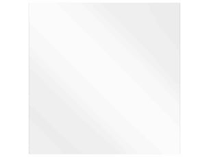 Miroir carré(e) à fixer coloris argenté <strong></strong>  <strong></strong> - 60 cm x 60 cm