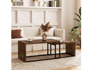 Table basse rectangulaire coloris bicolore <strong>HAUSS SPOLE</strong> <strong></strong> - 48 cmx59 cm