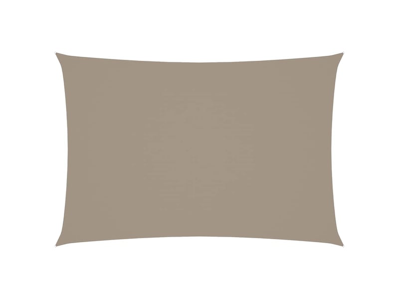  Voile de parasol - voile d'ombrage tissu oxford rectangulaire 2,5x4,5 m taupe  - Conforama A