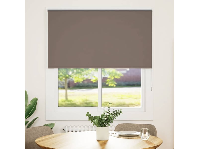 Store enrouleur occultant, store à rouleau café 140x150cm largeur du tissu cf45672 - Conforama B