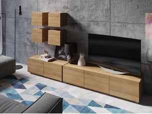 Meuble tv coloris doré 34 cm   
