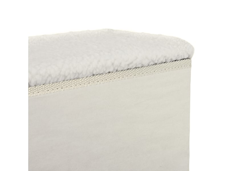 Escalier pliable 3 marches pour 40x54x48 cm – blanc – avec rangement intérieur spacieux en mdf - Conforama E