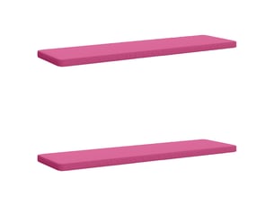 Lot de 2 coussins de banc, coussins d'assise vught 100 % polyester rose cf58059