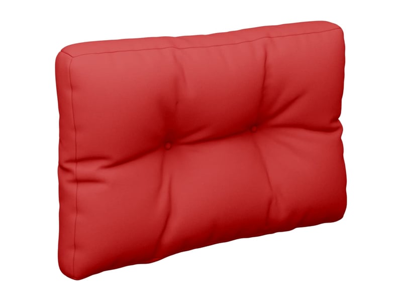  Lot de 2 coussins de palette, coussins de canapé rouge tissu cf59614  - Conforama E