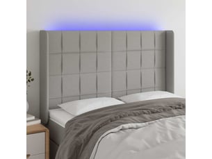Tete de lit A poser largeur 147 cm <strong></strong> <strong></strong> argenté