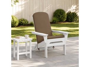 Coussin de transat ensoleillé, coussin pour bain de soleil gemert 100 % polyester taupe cf56054
