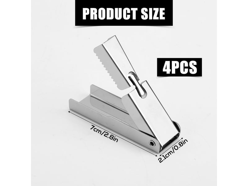  4pcs éplucheur de crevettes, acier inoxydable éplucheur rapide queues crevettes accessoires pratiques pour cuisine restaurant événements plein air CSTY-0010088TY - Conforama B