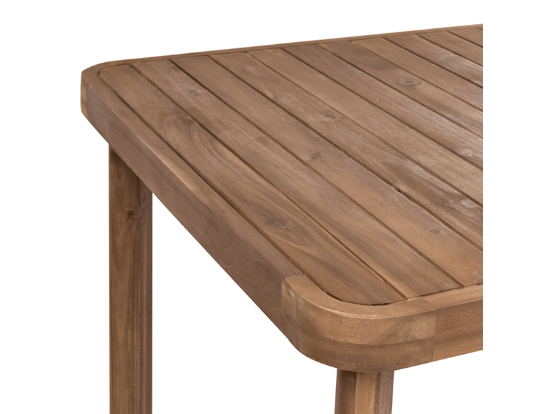  Table de salle à manger de jardin roncello 180 cm 90 cm acacia marron  - Conforama E