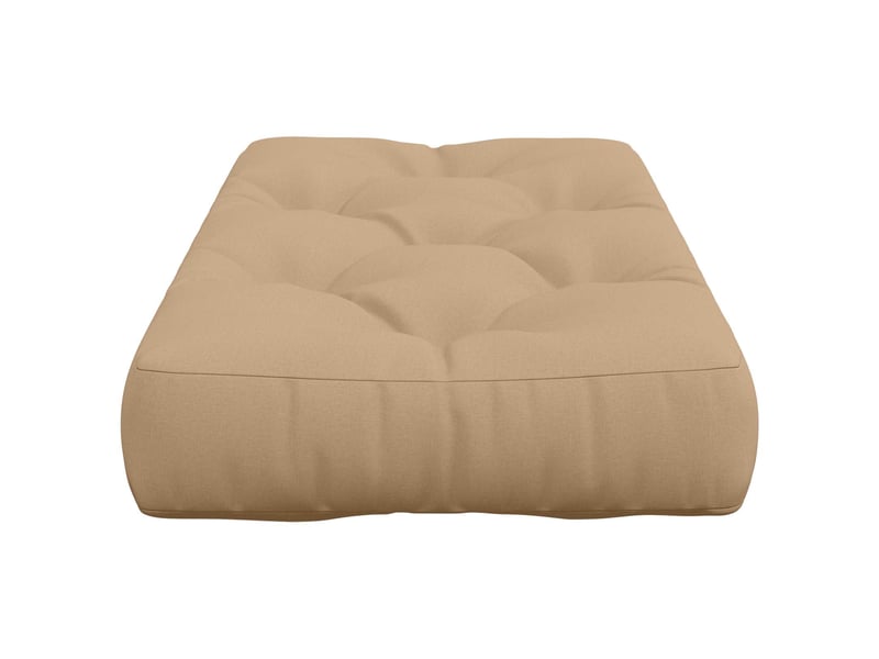 Coussin de siège en palette, coussin d'assise vianen 100 % polyester sable cf55899 - Conforama D
