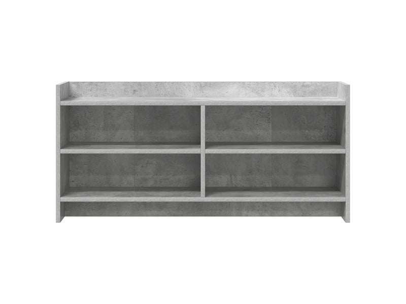  Meuble tv - banc tv - meuble de rangement 100 x 33 x 47 cm gris béton bois d'ingénierie  - Conforama D