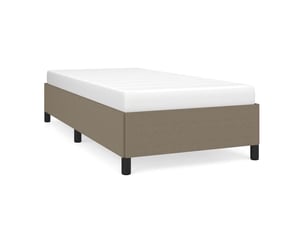 Lit simple 100x200 cm coloris taupe