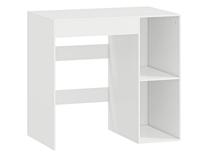 Meuble machine à laver, armoire machine a laver et sèche-linge avec 2 compartiments ouverts, blanc, 96 x 60 x 90,5 cm - Conforama B