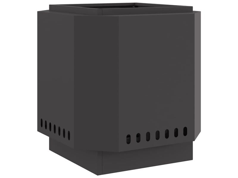  Brasero exterieur, foyer sans fumée noir 48x48x51 cm acier patiné shl30023  - Conforama A