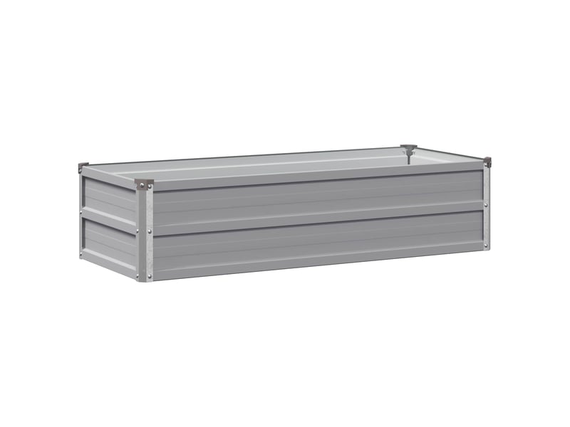  Jardinière - jardin surélevé gris 100 x 40 x 24 cm acier laminé à froid  - Conforama A