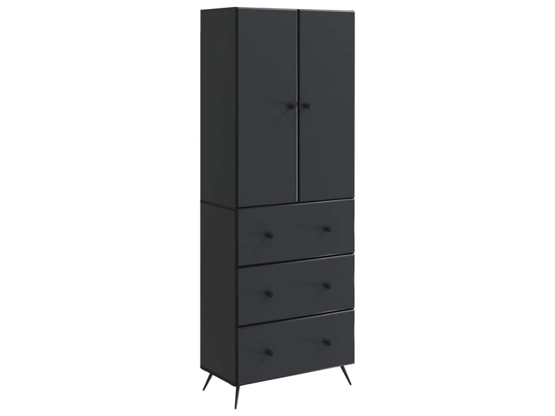  Ensemble de meubles 2 pcs, rangement de salon 66 x 34,5 x 90 cm bois d'ingénierie shl2757  - Conforama A