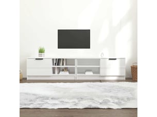 Meuble tv coloris blanc 80 cm <strong></strong>  <strong></strong>