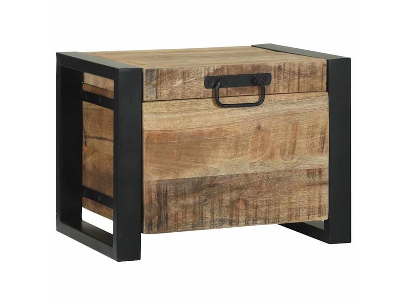  Coffre de rangement, boîte de rangement marron 40x30x30 cm  - Conforama D