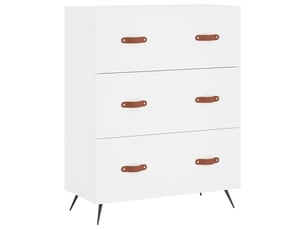 Commode 1 tiroir(s) <strong></strong> <strong></strong> coloris blanc largeur 69.5 cm