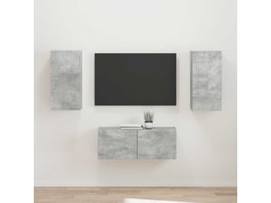 Meuble tv coloris gris 78.5 cm <strong></strong>  <strong></strong>